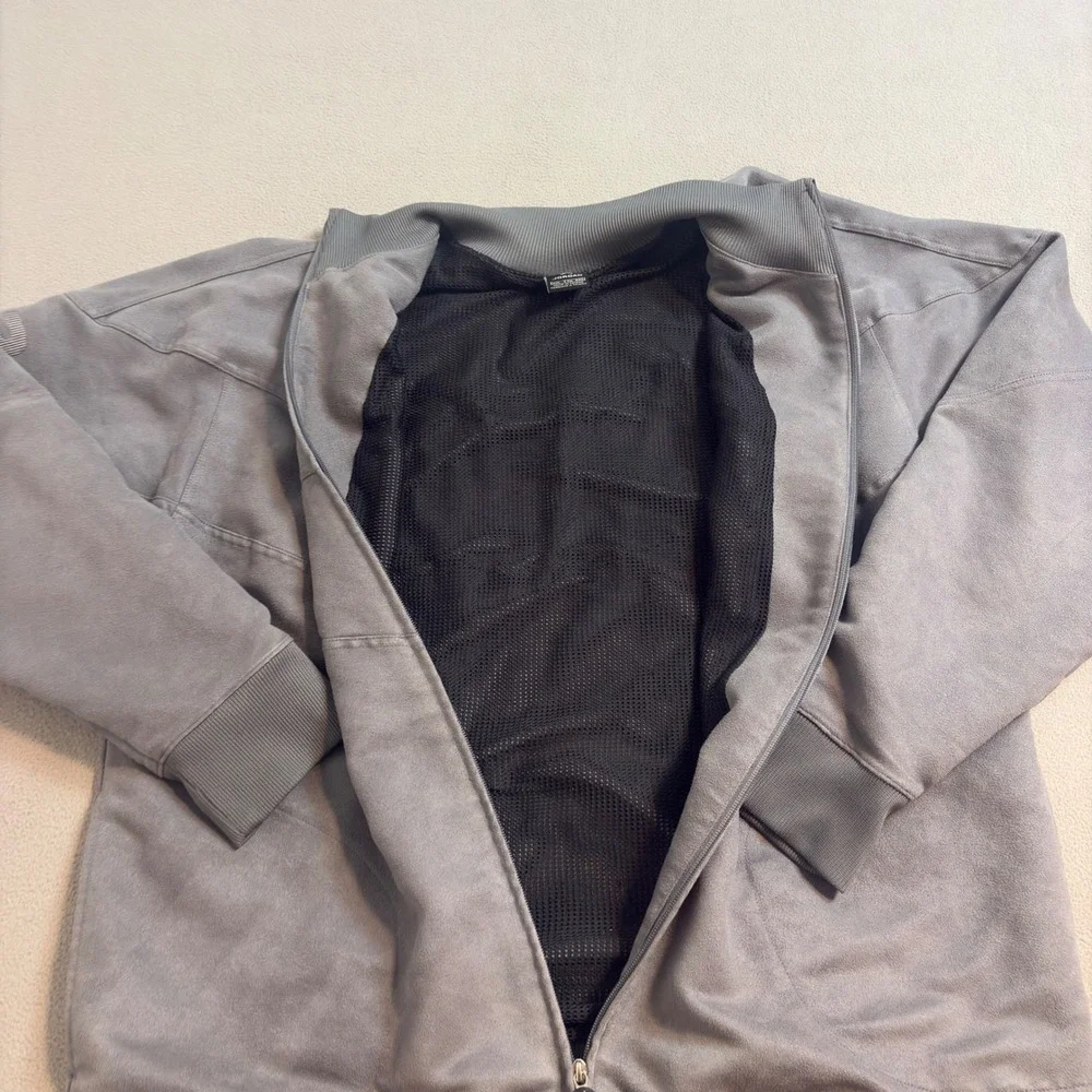 Vintage Y2K Jordan Velour Tracksuit 2XL Jacket 3XL Pants Gray 2 Piece Set